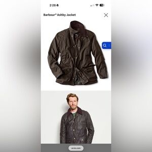 Barbour Ashby Jacket | color: Olive (Never Been Worn)